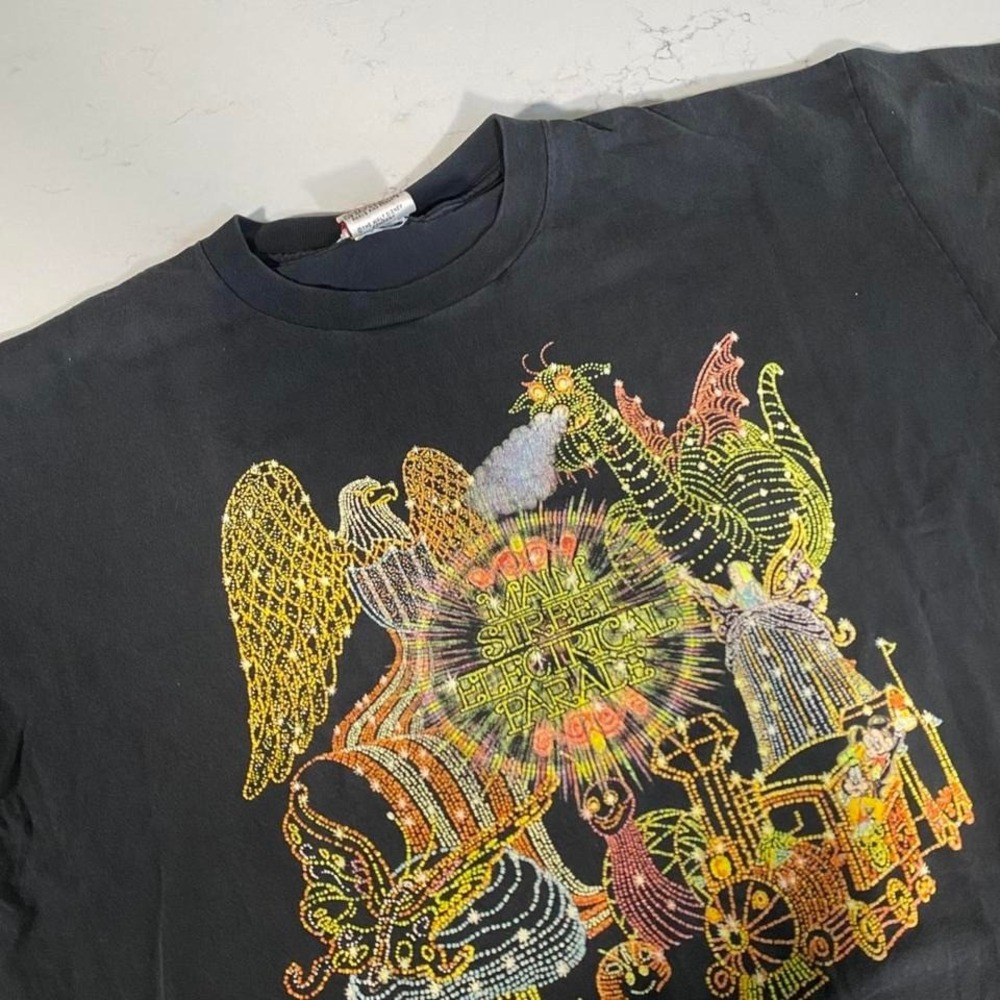 Vintage 90s Disney Mickey Inc Main‎ Street Electrical Parade T-Shirt  XXL